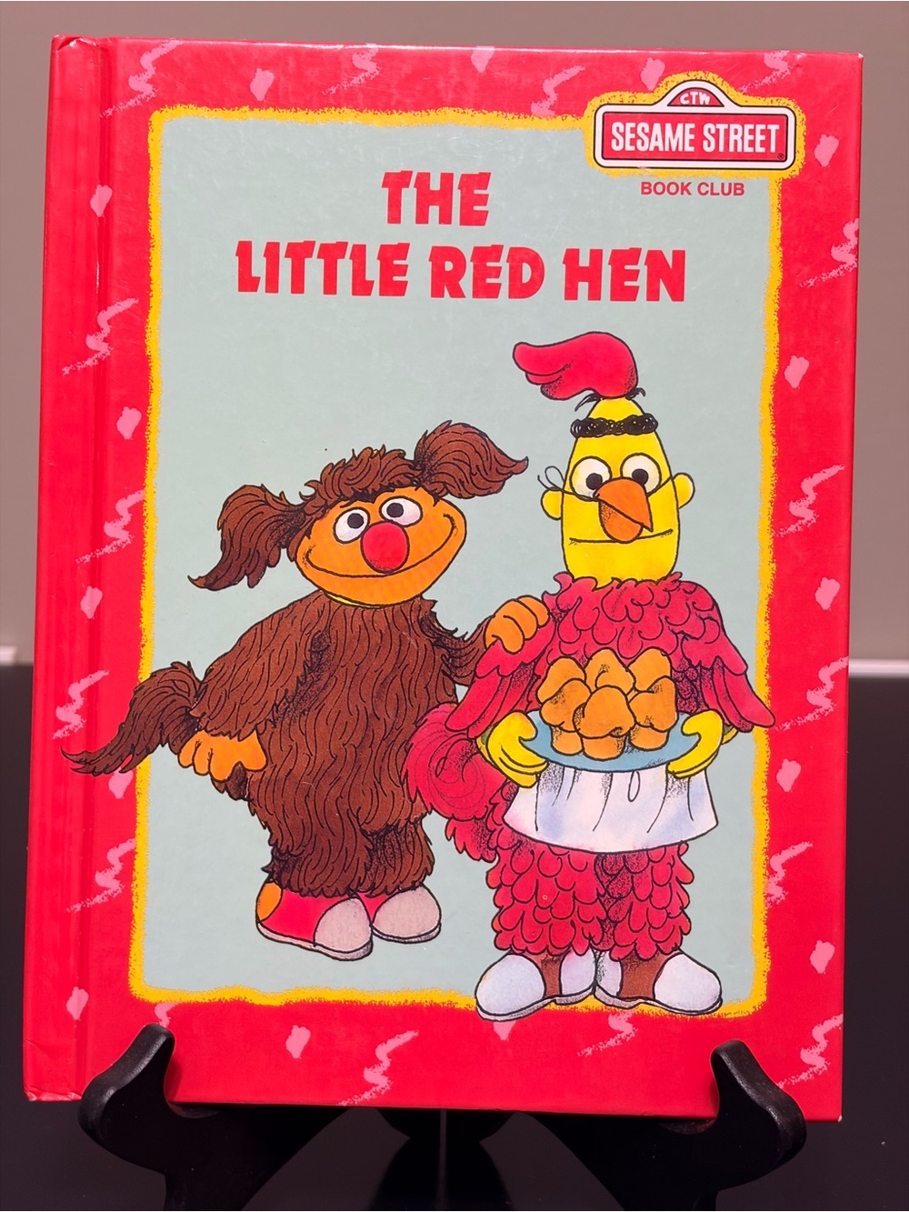 1981 Vintage Sesame Street Book Club: “The Little Red Hen” Hardcover Kid’s Book